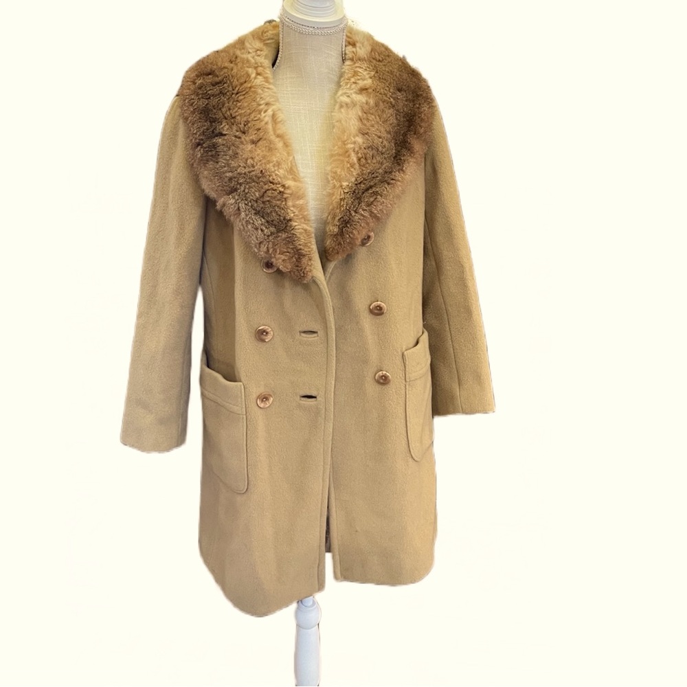 Eilers Fur Collared Womens Brown Coat